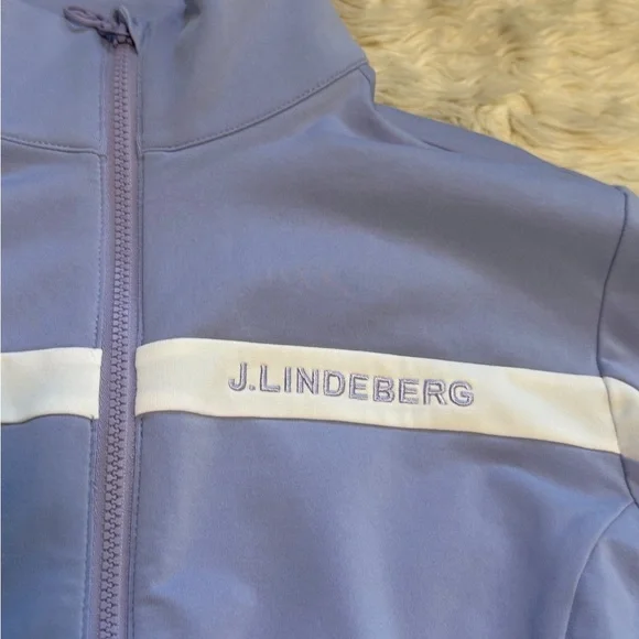 NWT J.Lindeberg Janice Mid Layer Golf Jacket in Lavender - Size Small - Picture 4 of 8